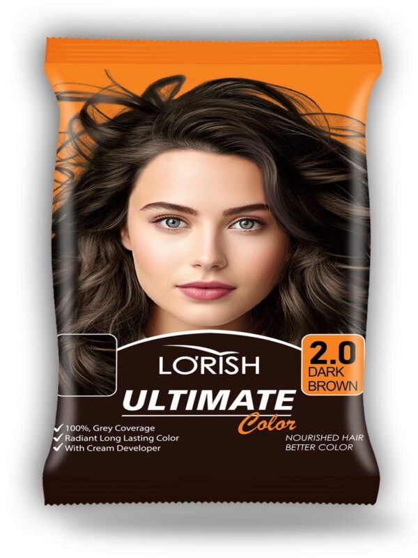 Lorish Ultimate Dark Brown Hair Color 2.0 Pakistan